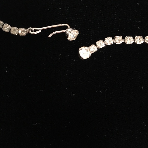 VINTAGE RHINESTONE NECKLACE - Picture 4 of 4